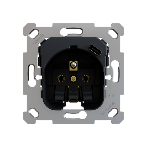 [ZEZSIF1US] Zennio ZS55ZS70 - Insert pour prise à borne avec USB C 16A/250V (à bornes)
