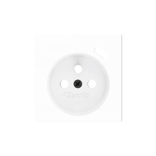 [ZEZS55CF1USMW] Zennio ZS55 - Cache pour base de prise à borne avec USB C 55x55mm (Blanc mat)