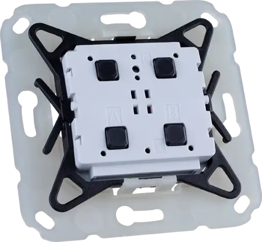 [WZ5528] Weinzierl KNX TP drukknopinsert + temp 420.1 secure - voor Niko 2/4v