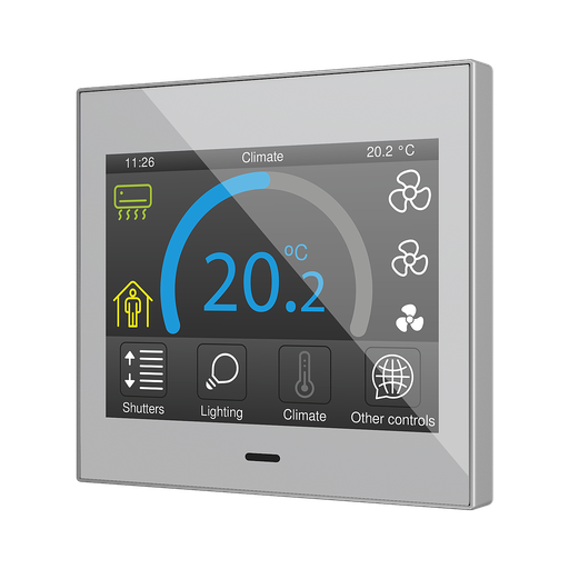 [ZEZVIZ35V3S] Zennio Z35 v3 (Zilver)