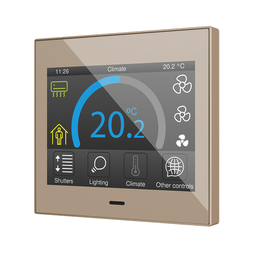 [ZEZVIZ35V3C] Zennio Z35 v3 (Champagne)