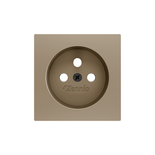 [ZE830000604] Zennio ZS55 - Enjoliveur prise terre (Champagne)