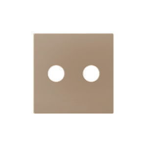 Zennio ZS55 - RCA centraalplaat (Champagne)