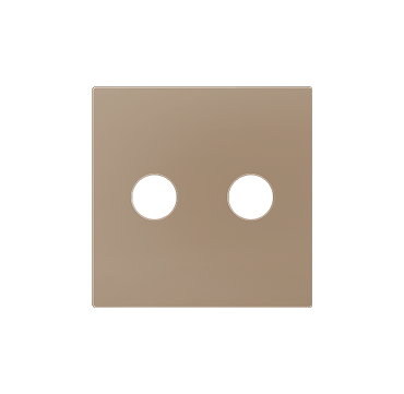 [ZE830002304] Zennio ZS55 - RCA centraalplaat (Champagne) - VPE=10