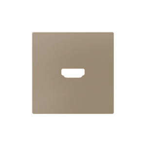 Zennio ZS55 - HDMI centraalplaat (Champagne)