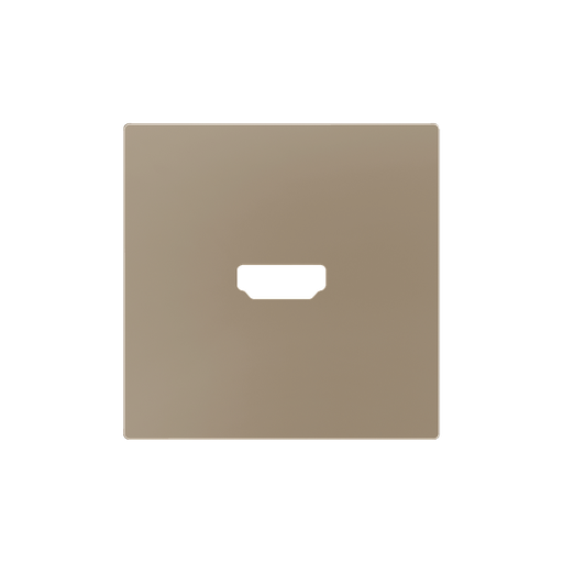 [ZE830002504] Zennio ZS55 - HDMI centraalplaat (Champagne)