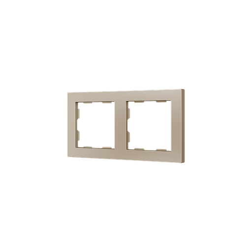 [ZE980000204] Zennio ZS55 - Cadre 2M (Champagne)