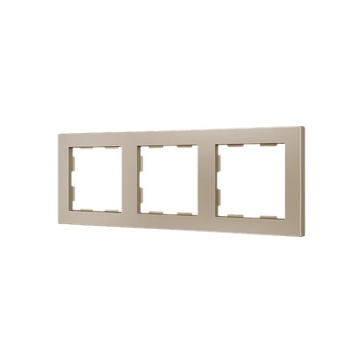 [ZE980000304] Zennio ZS55 - Afdekraam 3M (Champagne)