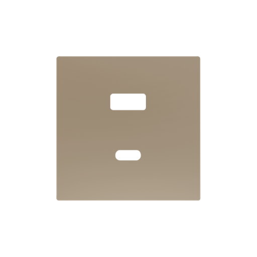 [ZEZS55C2UCAC] Zennio ZS55 - Enjoliveur USB-C+A (Champagne)