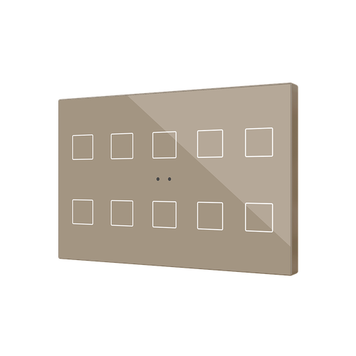 [ZEZVIFXLX10C] Zennio Flat XL X10 (Champagne)