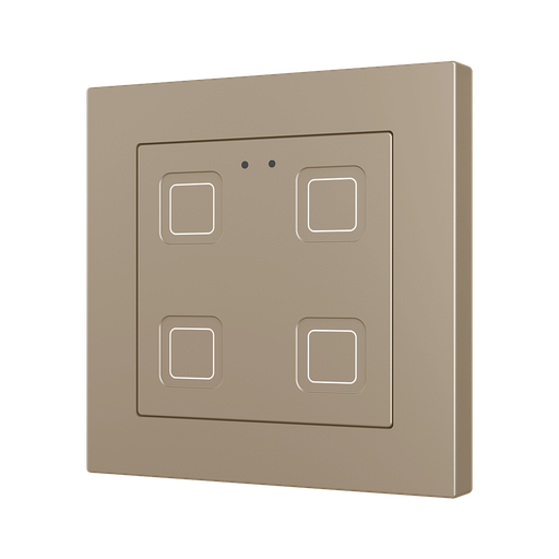 [ZEZVIT55X4C] Zennio Tecla 55 X4 (Champagne)