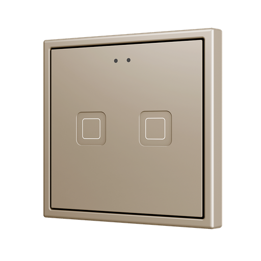 [ZEZVIT70X2C] Zennio Tecla 70 X2 (Champagne)