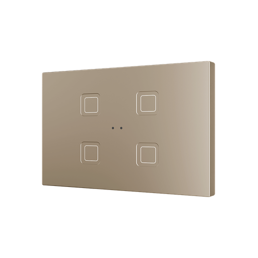 [ZEZVITXLX4C] Zennio Tecla XL X4 (Champagne)