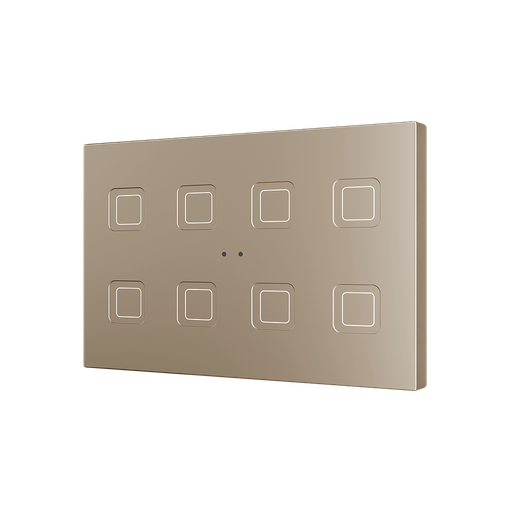 [ZEZVITXLX8C] Zennio Tecla XL X8 (Champagne)