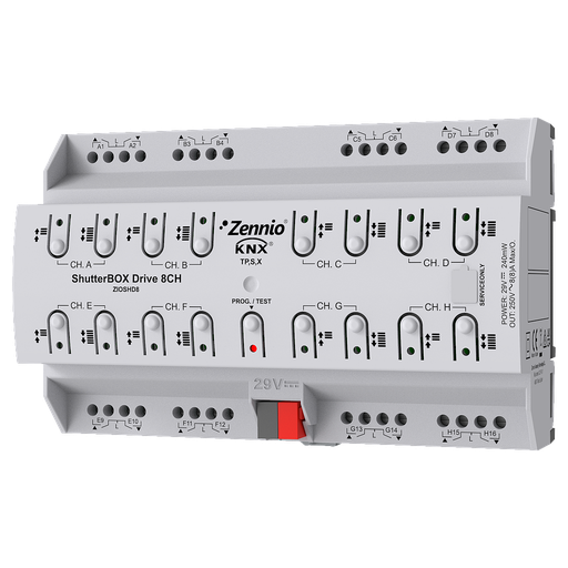 [ZEZIOSHD8] Zennio ShutterBOX Drive 8CH