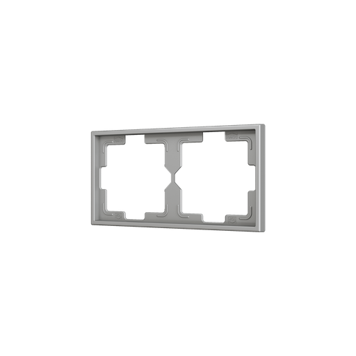 [ZEZS70FM2S] Zennio ZS70 - Cadre 2M (Argent)
