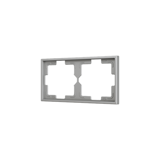 [ZEZS70FM2S] Zennio ZS70 - Plaque de recouvrement 2M (Argent)