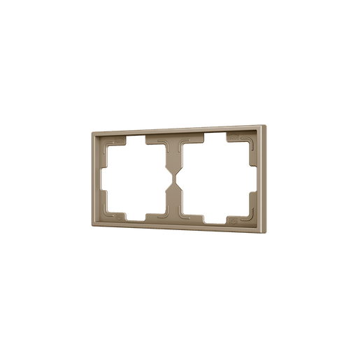 [ZEZS70FM2C] Zennio ZS70 - Afdekraam 2M (Champagne) - VPE=10