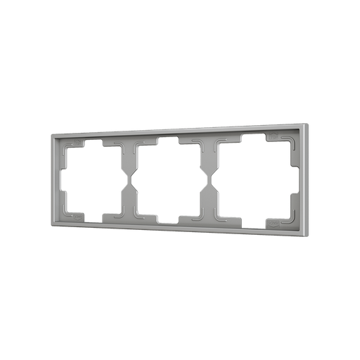 [ZEZS70FM3S] Zennio ZS70 - Plaque de recouvrement 3M (Argent)