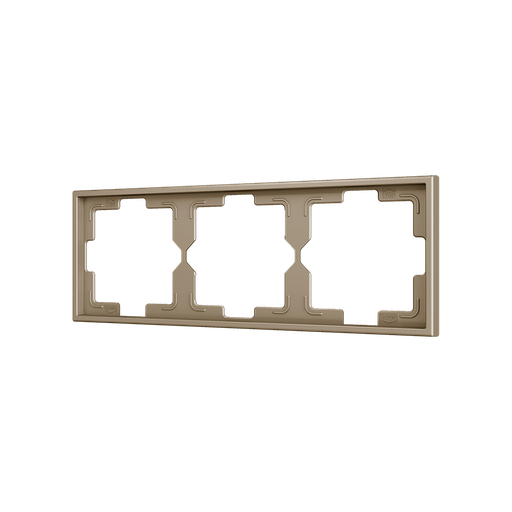 [ZEZS70FM3C] Zennio ZS70 - Plaque de recouvrement 3M (Champagne)