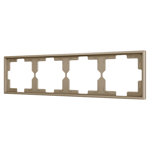 [ZEZS70FM4C] Zennio ZS70 - Plaque de recouvrement 4M (Champagne)