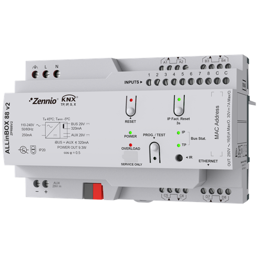 [ZEZPR88V2] Zennio ALLinBOX 88 V2