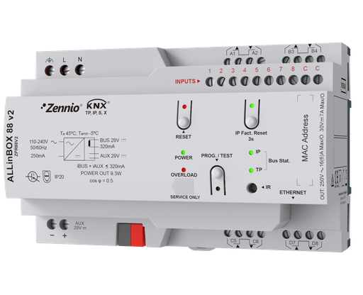 [ZEZPR88V2] Zennio ALLinBOX 88 V2
