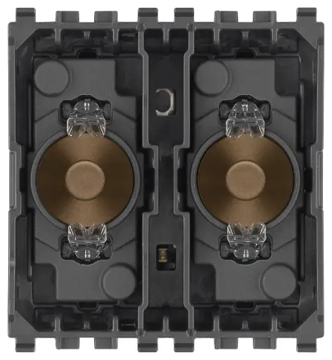 [VI22582.12] Vimar Eikon Exé Vintage - KNX Schakelaar 2M (Brons)