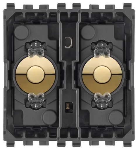 [VI22582.82] Vimar Eikon Exé Vintage - Interrupteur KNX (Or)
