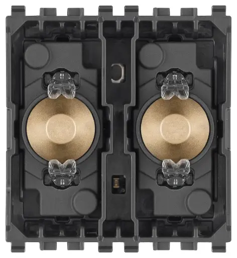 [VI22582.88] Vimar Eikon Exé Vintage - KNX Schakelaar 2M (Satijngoud)