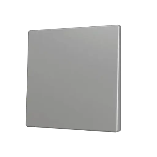 [ZEZS55CSOFT11S] Zennio ZS55 - Touche simple (appui en bas) pour bouton poussoir KNX Soft (Argent)