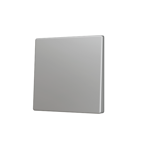 [ZEZS55CSOFT12S] Zennio ZS55 - Touche simple (appui bas/haut) pour bouton poussoir KNX Soft (Argent)