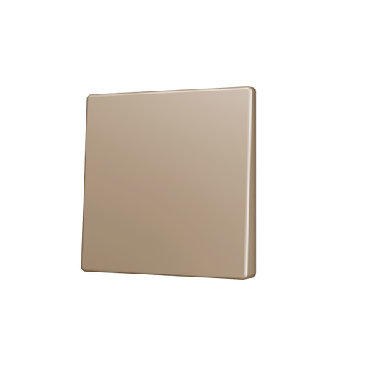 [ZEZS55CSOFT12C] Zennio ZS55 - Enkelvoudige toets (op/neer) voor KNX Soft drukknop (Champagne)