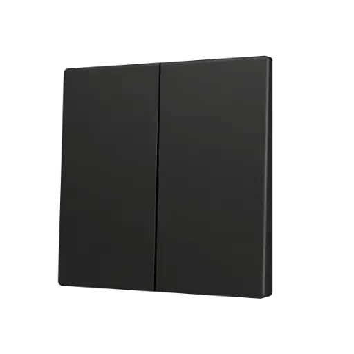 [ZEZS55CSOFT22A] Zennio ZS55 - Touche double (Appui en bas) pour bouton poussoir KNX Soft (Anthracite)