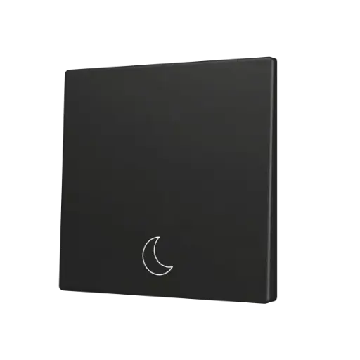 [ZEZS55CSOFT11AC] Zennio ZS55 - Touche simple (appui en bas) pour bouton poussoir KNX Soft - Custom (Anthracite) - A partir de 100 pièces