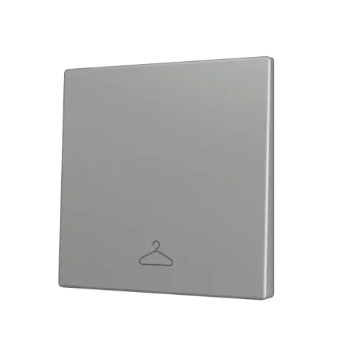 [ZEZS55CSOFT11SC] Zennio ZS55 - Touche simple (appui en bas) pour bouton poussoir KNX Soft - Custom (Argent) - A partir de 100 pièces