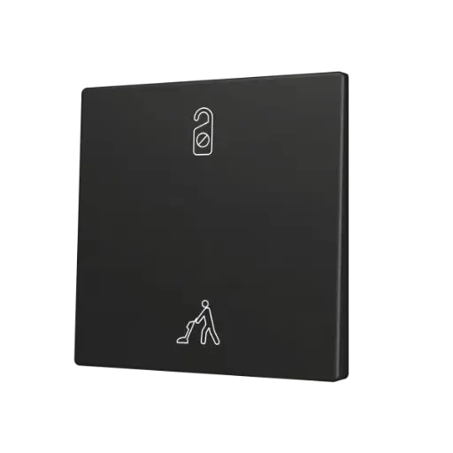 [ZEZS55CSOFT12AC] Zennio ZS55 - Touche simple (appui bas/haut) pour bouton poussoir KNX Soft - Custom (Anthracite) - A partir de 100 pièces