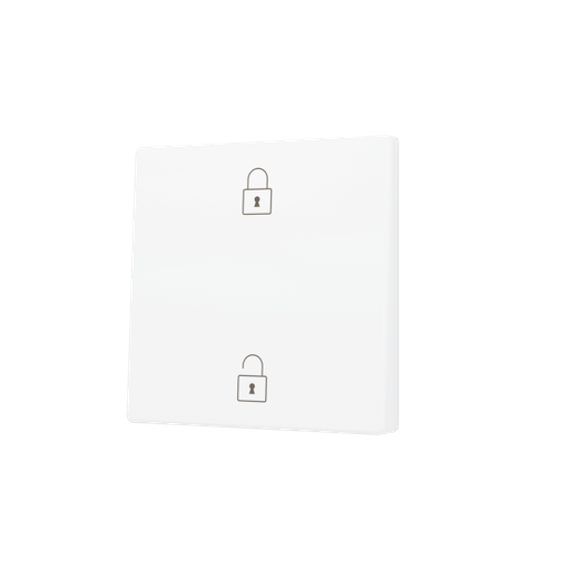[ZEZS55CSOFT12MWC] Zennio ZS55 - Touche simple (appui bas/haut) pour bouton poussoir KNX Soft - Custom (Blanc mat) - A partir de 100 pièces