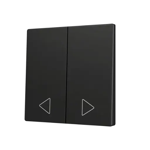[ZEZS55CSOFT22AC] Zennio ZS55 - Dubbele toets (neerwaarts) voor KNX Soft drukknop - Custom (Antraciet) - Vanaf 100 stuks