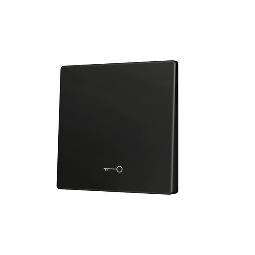 [ZEZS55CSOFT11KA] Zennio ZS55 - Enkelvoudige toets (neerwaarts) voor KNX Soft drukknop - Sleutel icoon (Antraciet)