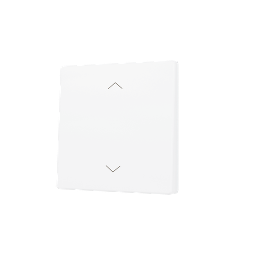 [ZEZS55CSOFT12SHMW] Zennio ZS55 - Enkelvoudige toets (op/neer) voor KNX Soft drukknop - Rolluik icoon (Mat wit) 
