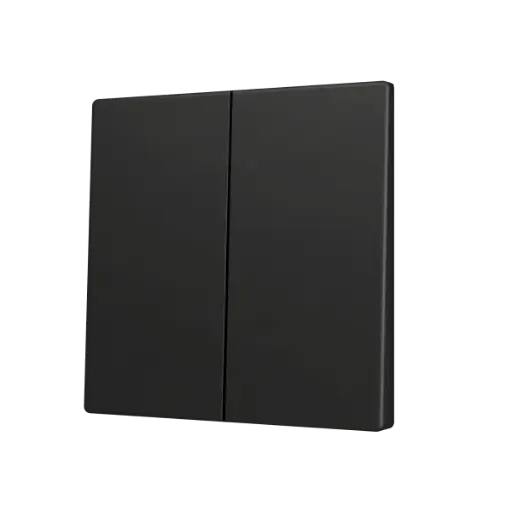 [ZEZS70CSOFT24A] Zennio ZS70 - Touche double (appui bas/haut) pour bouton poussoir KNX Soft (Anthracite)