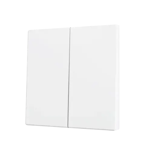 [ZEZS70CSOFT24MW] Zennio ZS70 - Touche double (appui bas/haut) pour bouton poussoir KNX Soft (Blanc mat)
