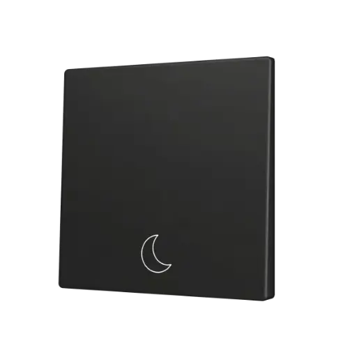 [ZEZS70CSOFT11AC] Zennio ZS70 - Enkelvoudige toets (neerwaarts) voor KNX Soft drukknop - Custom (Antraciet) - Vanaf 100 stuks