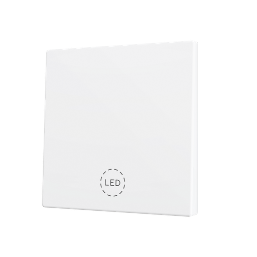 [ZEZS70CSOFT11MWC] Zennio ZS70 - Touche simple (appui en bas) pour bouton poussoir KNX Soft - Custom (Blanc mat) - A partir de 100 pièces