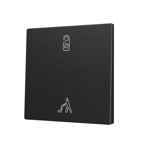 [ZEZS70CSOFT12AC] Zennio ZS70 - Touche simple (appui bas/haut) pour bouton poussoir KNX Soft - Custom (Anthracite) - A partir de 100 pièces