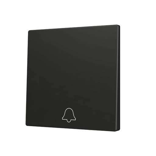 [ZEZS70CSOFT11DA] Zennio ZS70 - Enkelvoudige toets (neerwaarts) voor KNX Soft drukknop - Deurbel icoon (Antraciet)