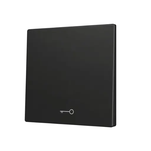 [ZEZS70CSOFT11KA] Zennio ZS70 - Touche simple (appui en bas) pour bouton poussoir KNX Soft - Icône de clef (Anthracite)
