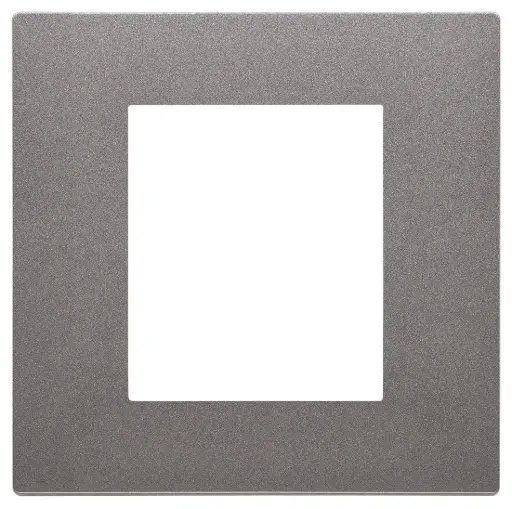 [VI30642.22] Vimar Linea - Plaque de recouvrement 2M (Techno métal)