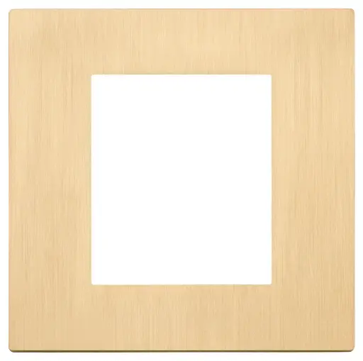 [VI30642.70.01] Vimar Linea - Afdekraam 2M (Metal geborsteld goud)